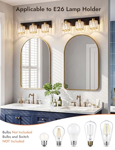 Crystal Vanity Lights for Bathrooms