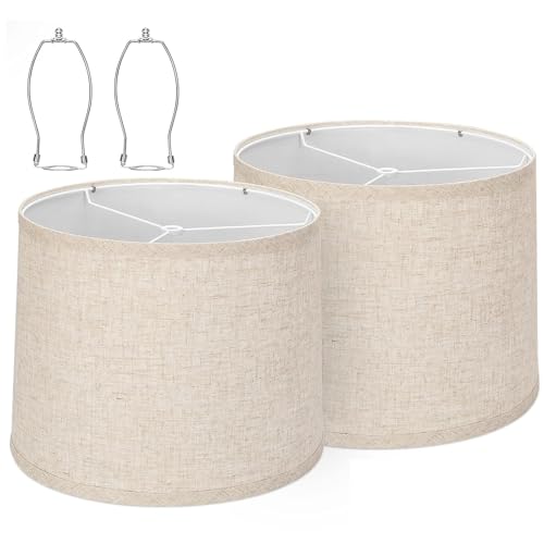 drum lamp shades Set of 2 for table lamps