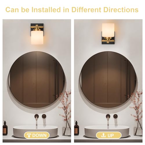 Modern Bathroom Light Fixtures Over Mirror