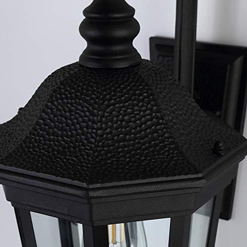 Black Outdoor Wall Lantern