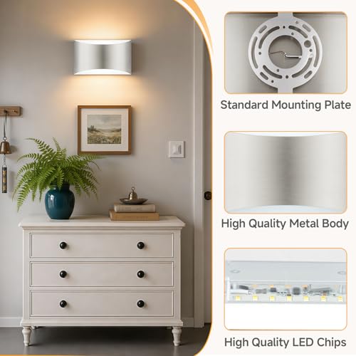 LED Wall Sconce Set of 2 (2 Count)