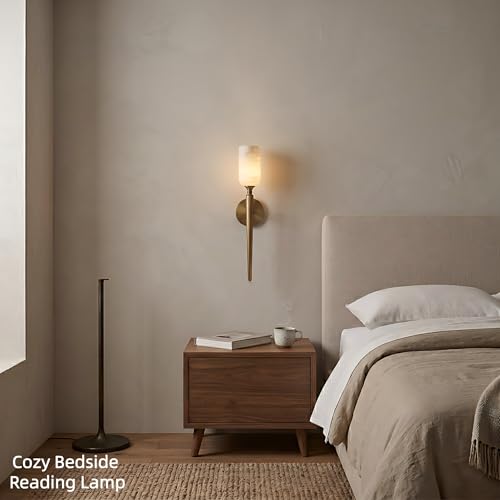 Alabaster Wall Sconces Set of Two (2 Count)