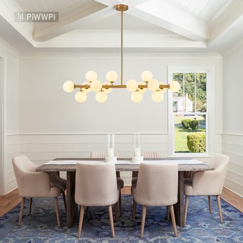 Glass Globe Sputnik Chandelier