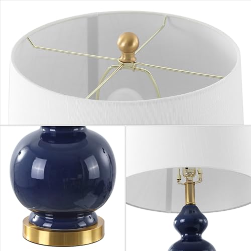 Bowen 27.5" Ceramic Triple Gourd Table Lamp