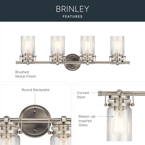 Brinley 4 Light Farmhouse Vanity Light