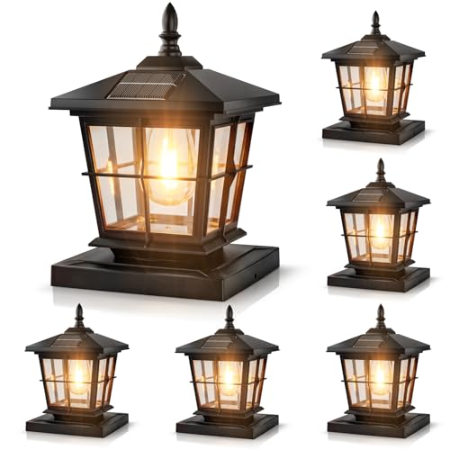 Solar Post Cap Light 6pack (6 Count)