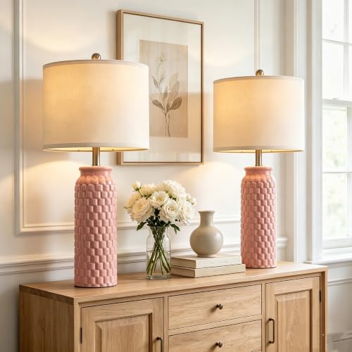 27" Ceramic Table Lamps Set of 2 (2 Count)