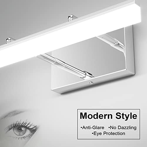 15.7 inch LED Vanity Lights Adjustable Bathroom Wall Light Bathroom Lighting Fixture Over Mirror Chrome Modern Vanity Lighting 5500K