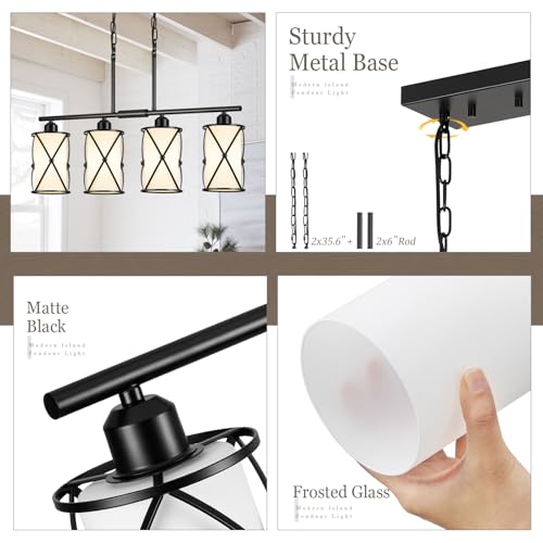 4 Light Kitchen Island Lighting