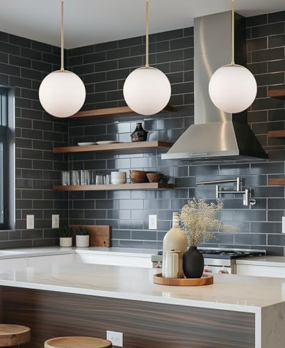 Ceres 12" Modern Globe Pendant Light for Kitchen Island