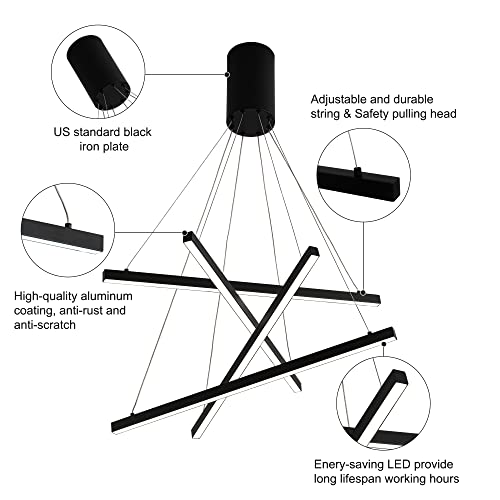 Modern Black LED 4