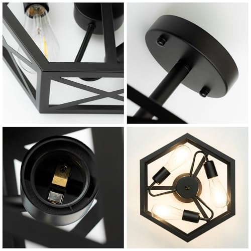 Semi Flush Mount Ceiling Light for Hallway Light Fixture