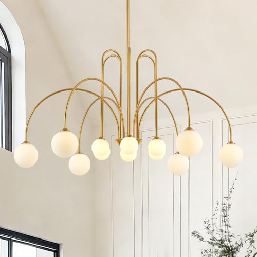 L52’’ Gold Sputnik Chandelier 12