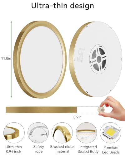 LED Ceiling Light Golden