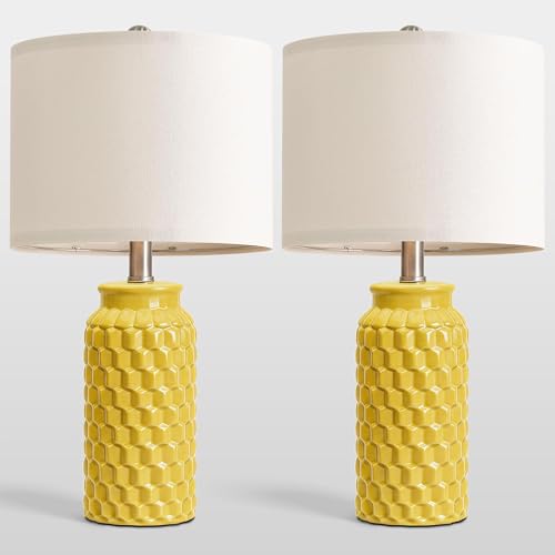 20.5" Ceramic Table Lamps Set of 2 (2 Count)