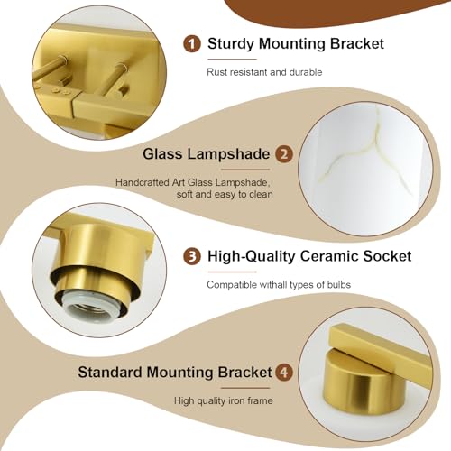 5 Light Bathroom Light Fixtures (5 Count)