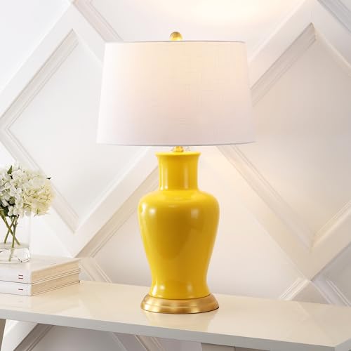 Julian Classic Ceramic Urn Metal LED Table Lamp 29"