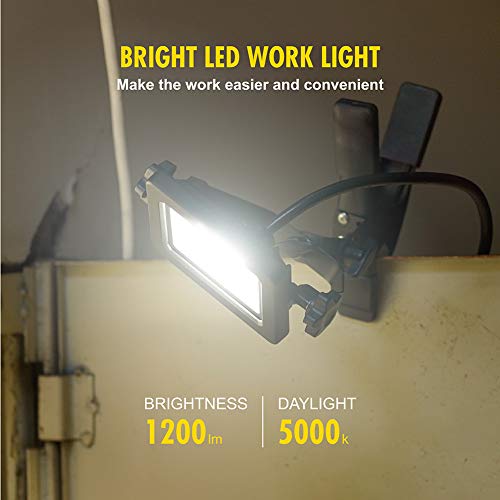 ZONE 1200 Lumens LED Clamp Work Light