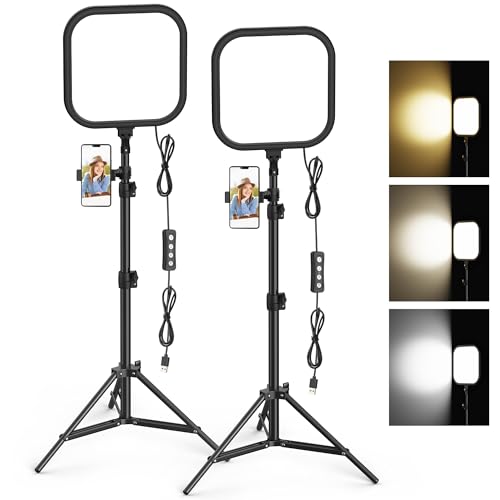 2Pack LED Video Light Kit (2 Count)