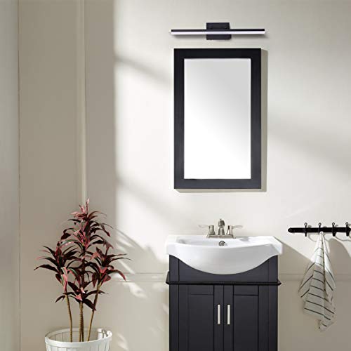 24in Modern LED Vanity Lights for Bathroom Black