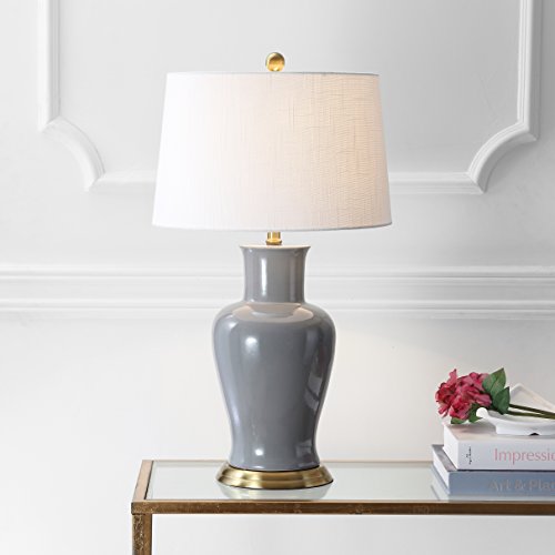 Julian Classic Ceramic Urn Metal LED Table Lamp 29"