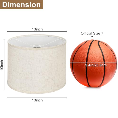 Beige Drum Lamp Shade