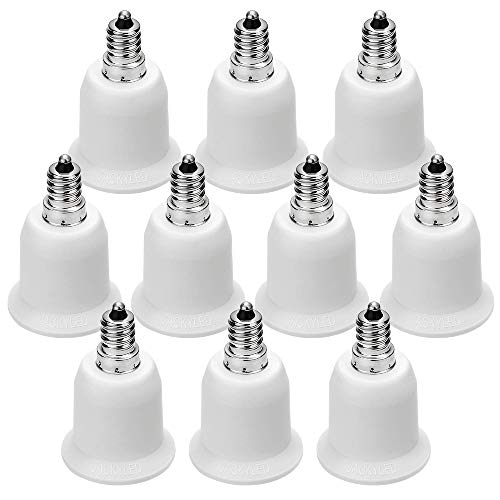 10 Pack E12 to E26 Adapter (10 Count)
