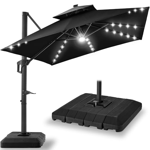 10x10ft Cantilever Patio Umbrella w