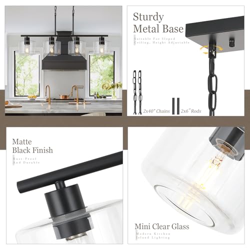 4 Light Kitchen Island Lighting