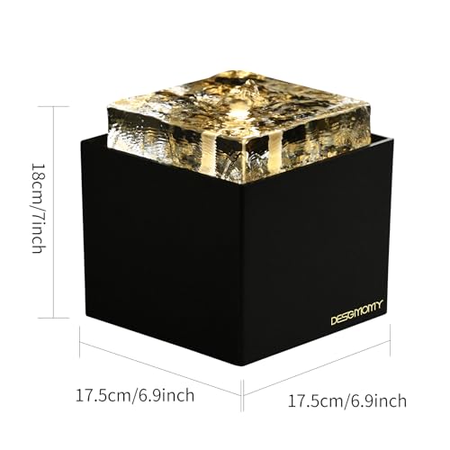 7.09'' Indoor Tabletop Water Fountain with LED Light