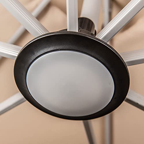 Patio Umbrella Light for Purple Leaf Cantilever Umbrella