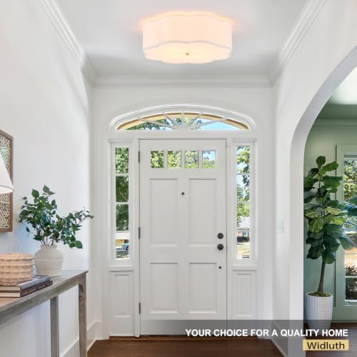 21.7" Large Gold Semi Flush Mount Ceiling Light