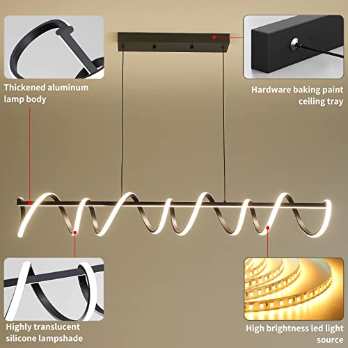 Modern Design Dimmable Desk Linear Pendant Light
