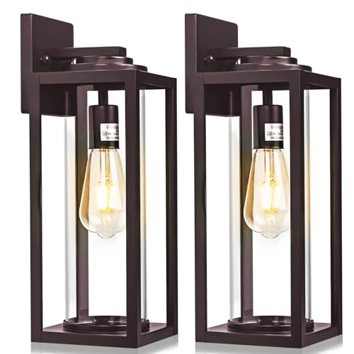 Large Outdoor Wall Lights (2 Count)