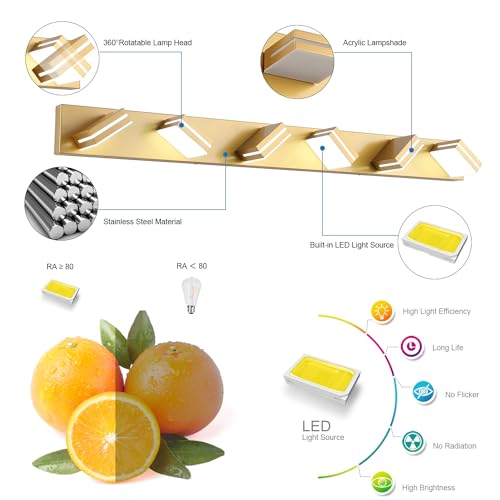 LED Modern Bathroom Vanity Light Fixtures