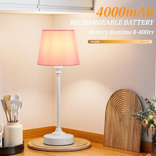 Cordless Table Lamps Rechargeable Set (2 Count)