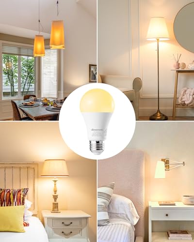 60W Equiv Dimmable A19 LED Bulbs (4 Count)