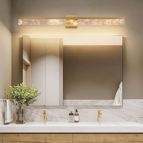 39 Inch Brushed Gold Vanity Light Fixture