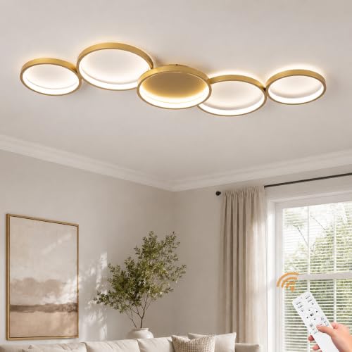 39.37 Inch Modern LED Ceiling Light Fixture
