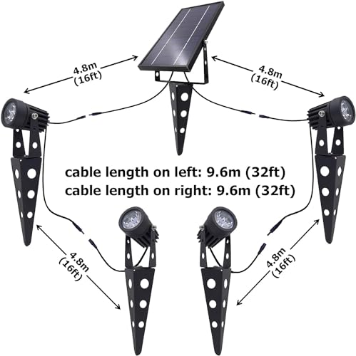 4 Spotlight Mini 50X Solar