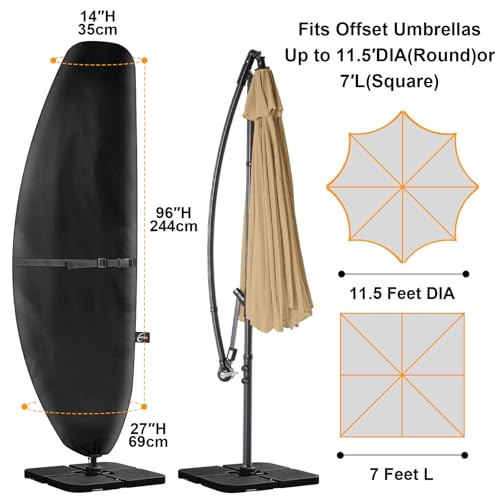 Patio Umbrella Cover for 7'