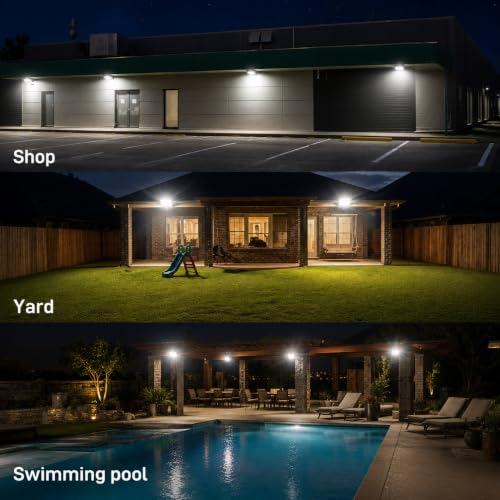 LED Flood Light with Dusk to Dawn Photocell