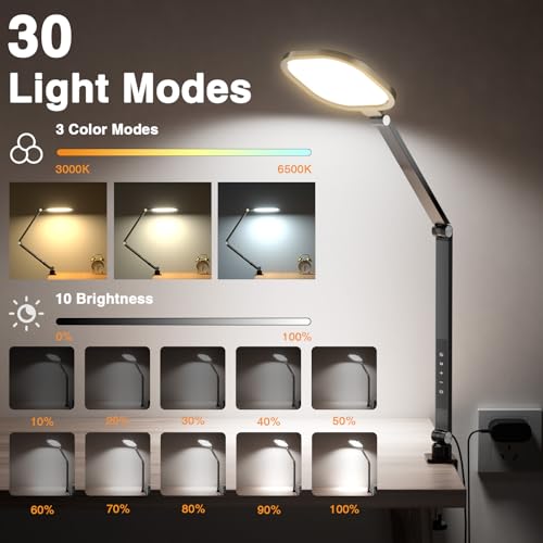 2 Packs Led Desk Lamps for Home Office