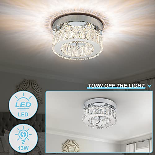 7.8” Crystal Ceiling Light Fixture