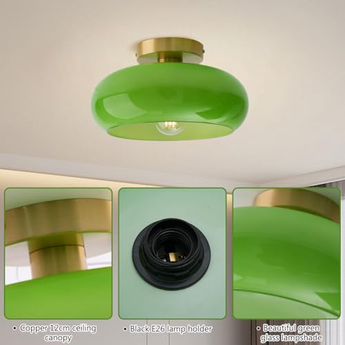Green Ceiling Light