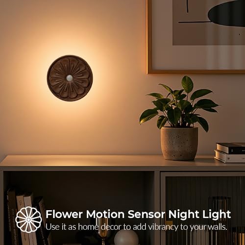 Wood Flower Night Light