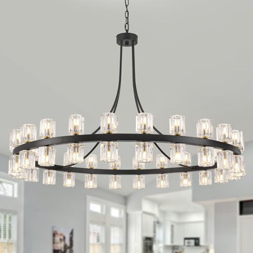 48 Light Modern Crystal Chandelier