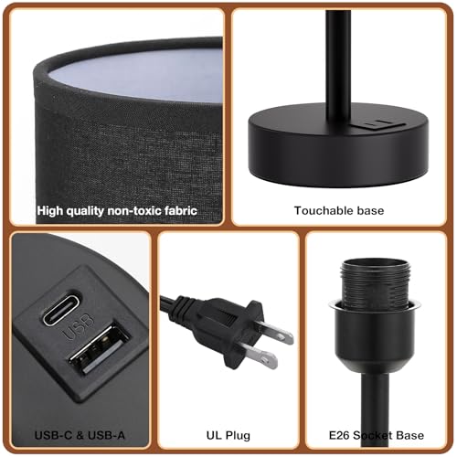 Bedside Table Lamp for Bedroom
