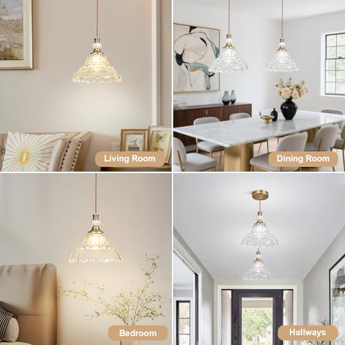 1 Piece Vintage Chandelier in Matte Antique Brass Finish with Flower (1-Light / Antique Brass)