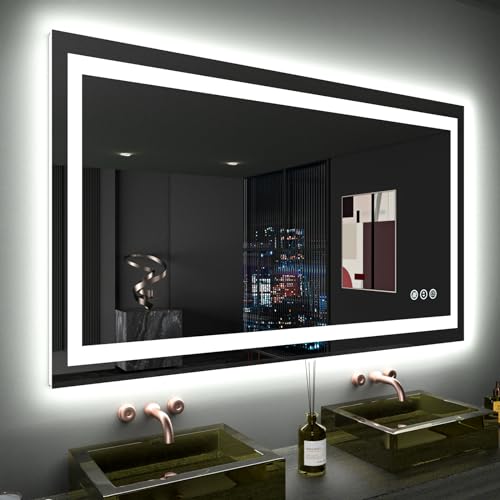 48"X28" LED Bathroom Mirror with Lights